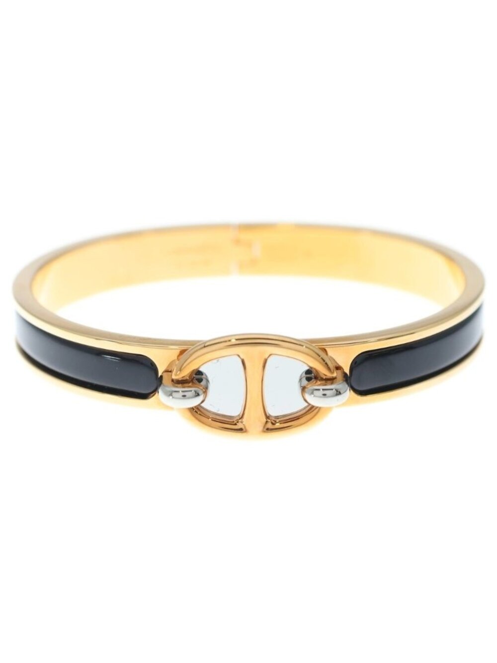 Hermes Mini Clic Chaine D'Ancre Bracelet Gold